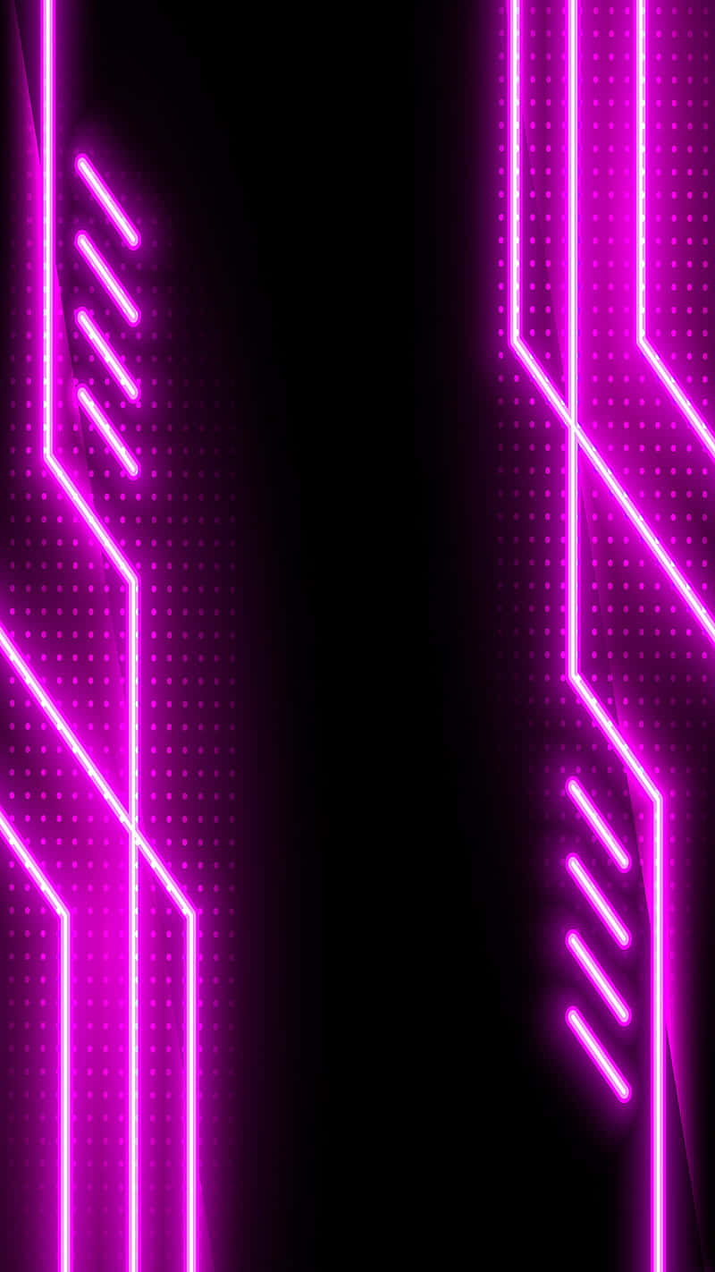 Vibrant Neon Purple Wallpaper