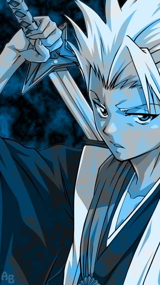 Bleach Toshiro Hitsugaya The Anime iPhone Wallpaper