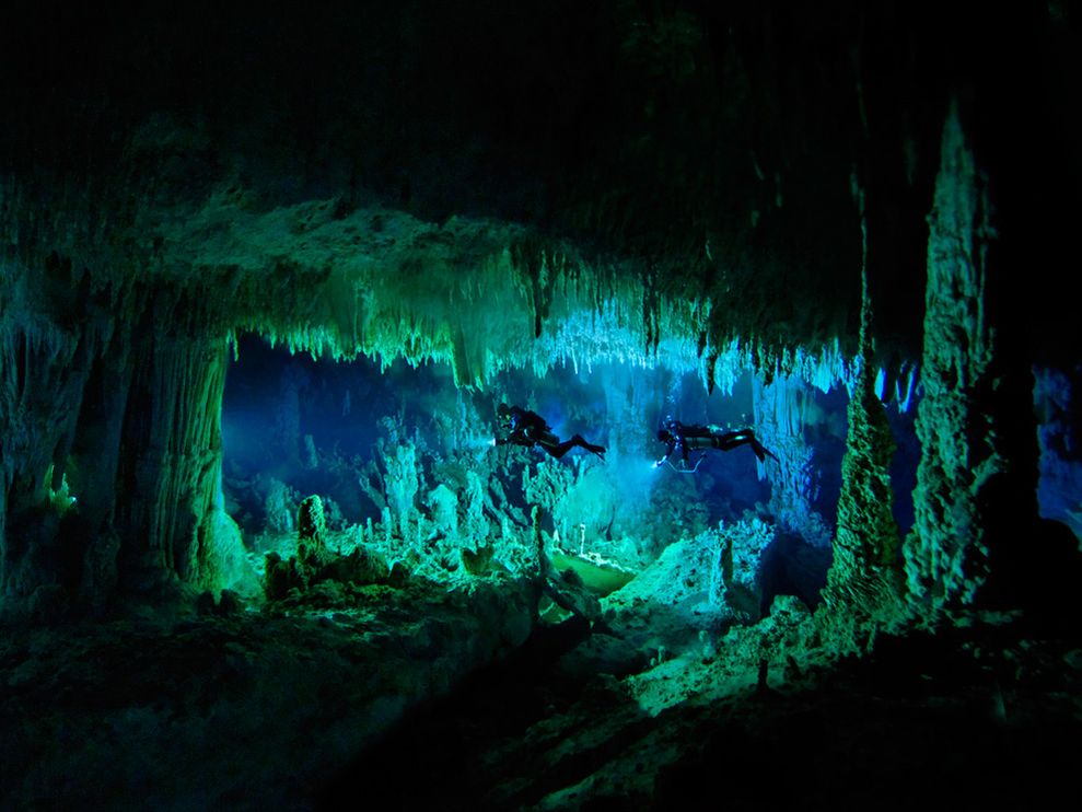 Underwater Cave Photo Bahamas Wallpaper National Geographic