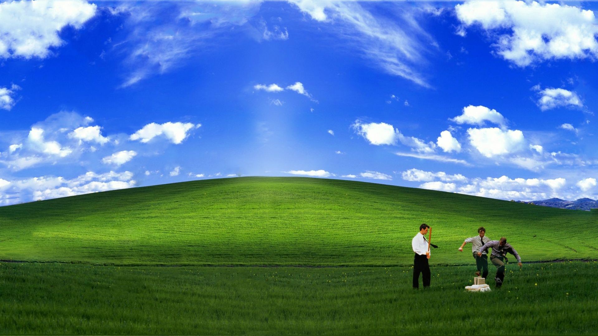 Office Space Windows Background Wallpaper