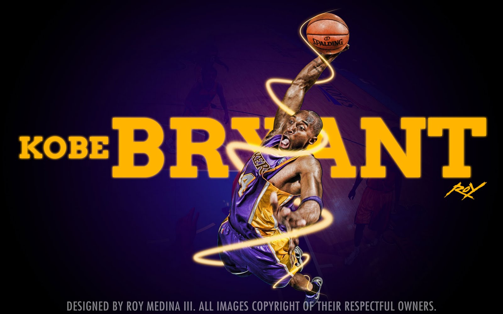 Kobe Bryant Lakers Dunk Widescreen Wallpaper Big Fan of NBA