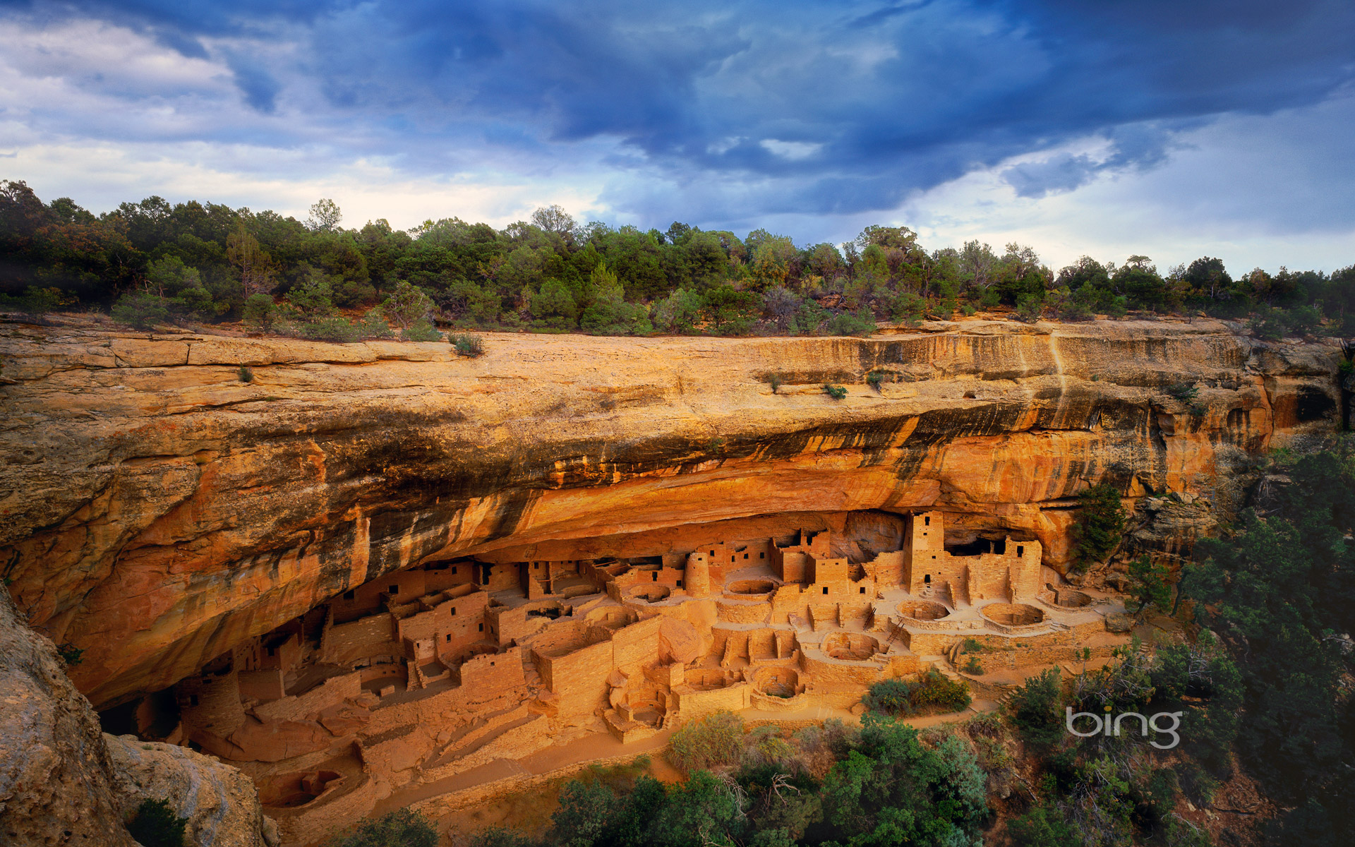 Cliff Palace In Mesa Verde National Park Colorado HD Wallpaper