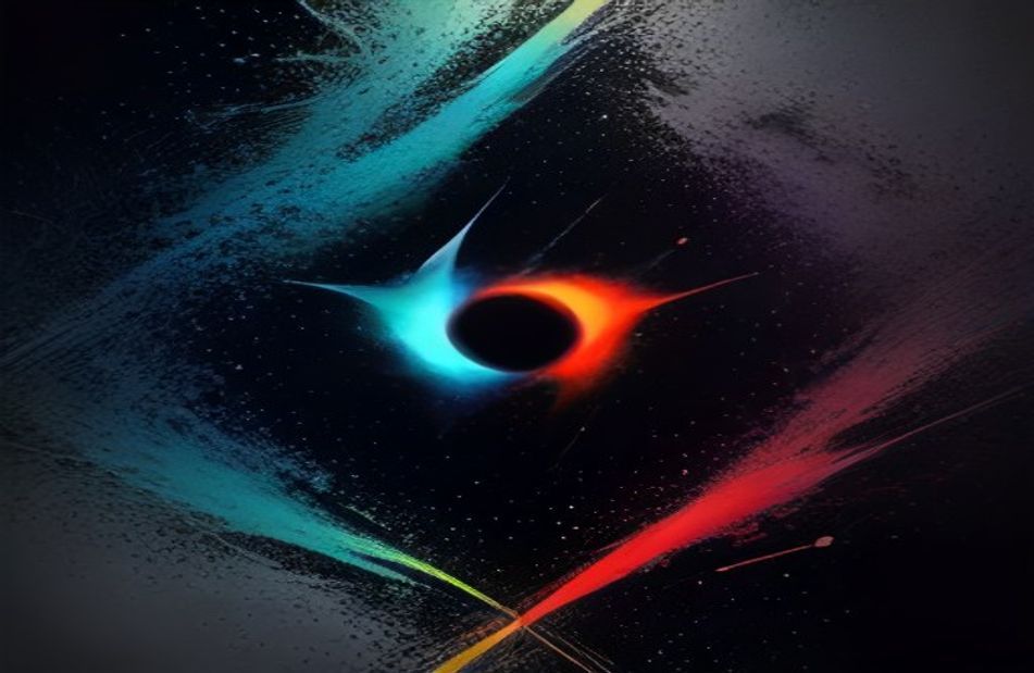 Abstract Black Background
