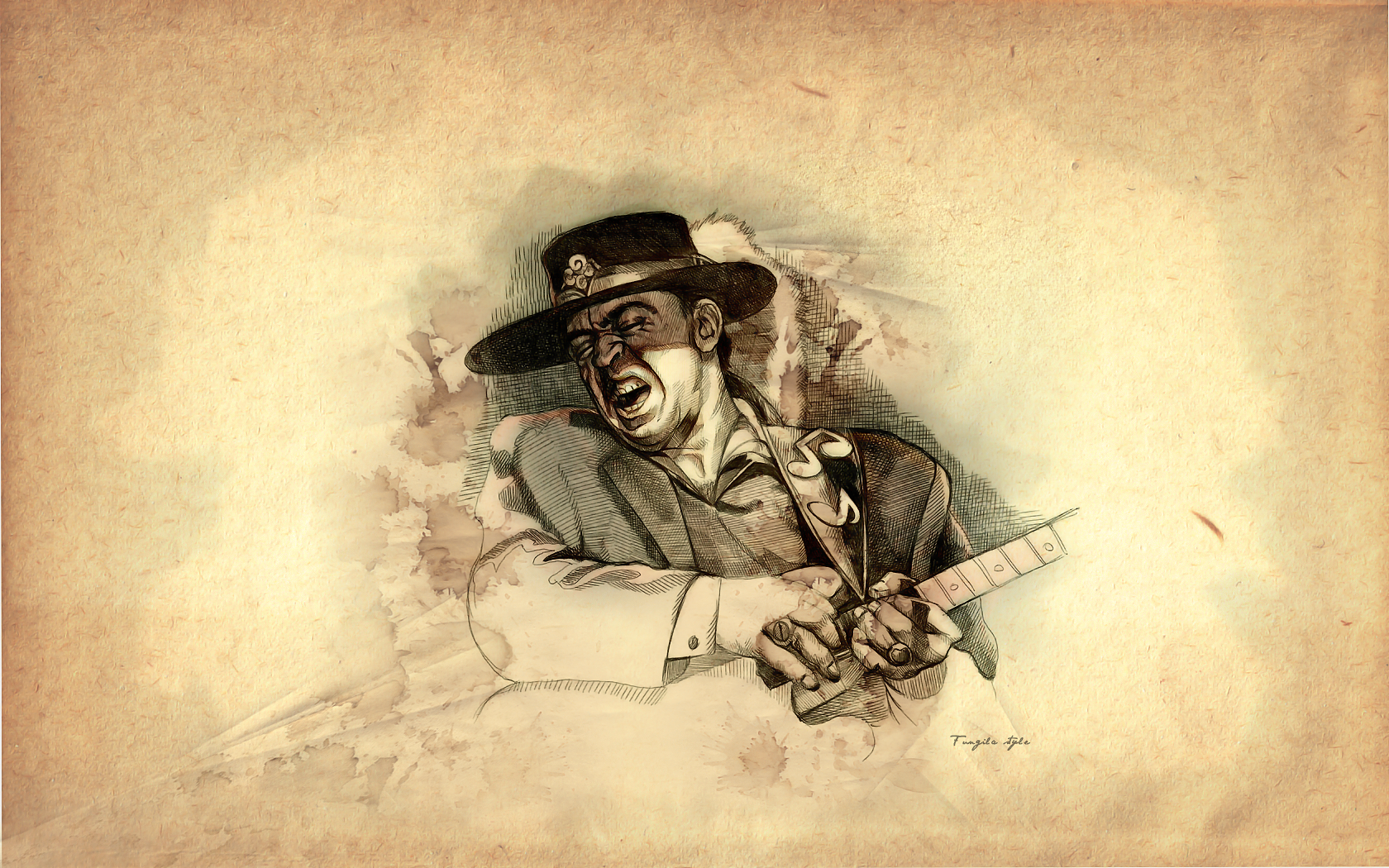  Ray Wallpaper 1680x1050 Music Ray Guitars Stevie Ray Vaughan