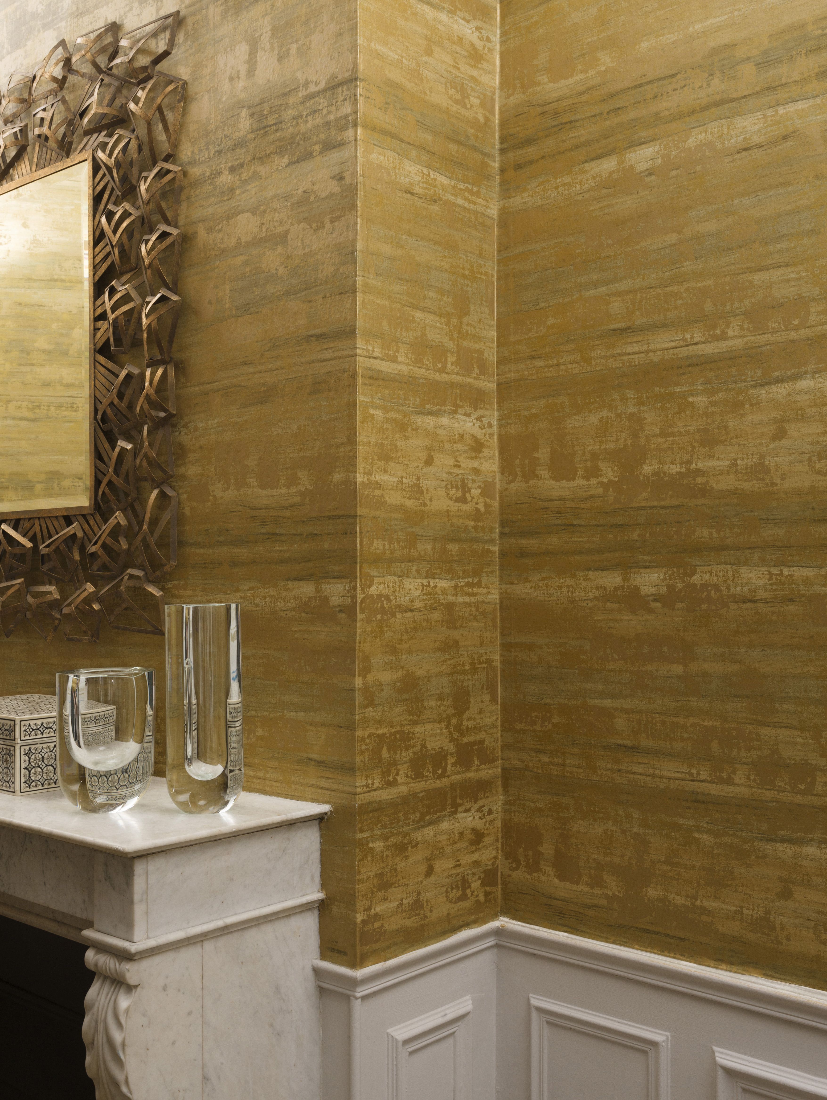Nobilis Wallpaper Ecorce Gold Place Dauphine
