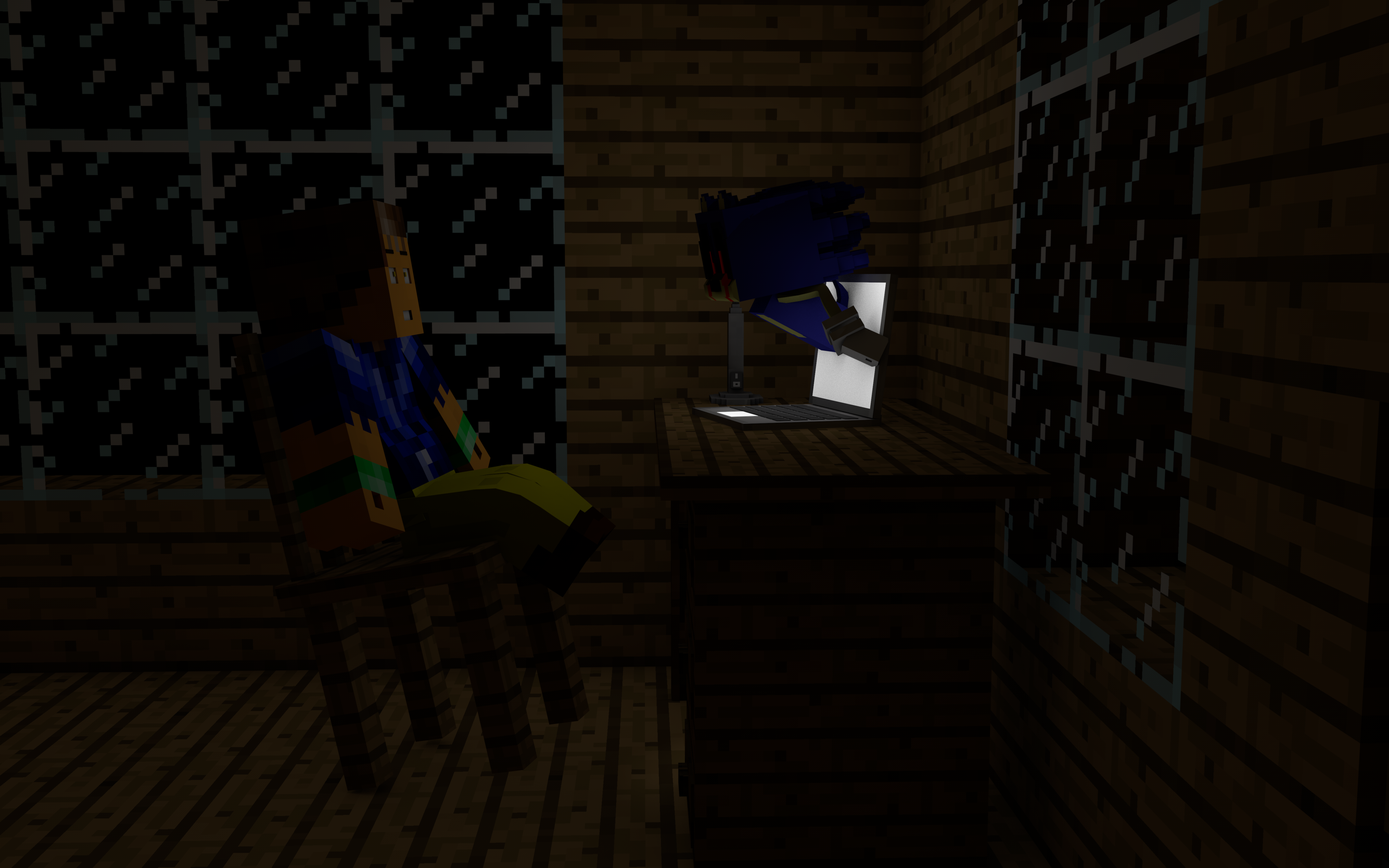 Sonic Exe In Minecraft By Rusandfresh