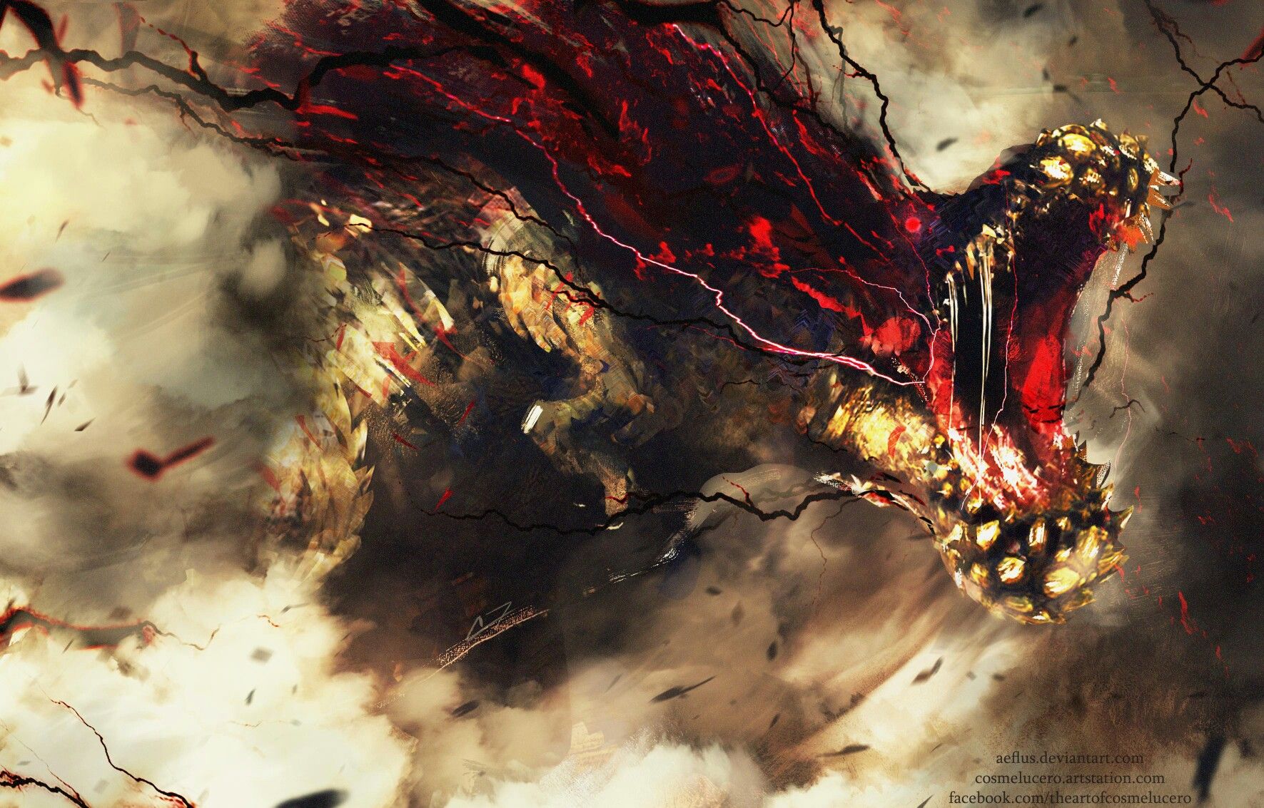 Savage Deviljho Monster Hunter World Art