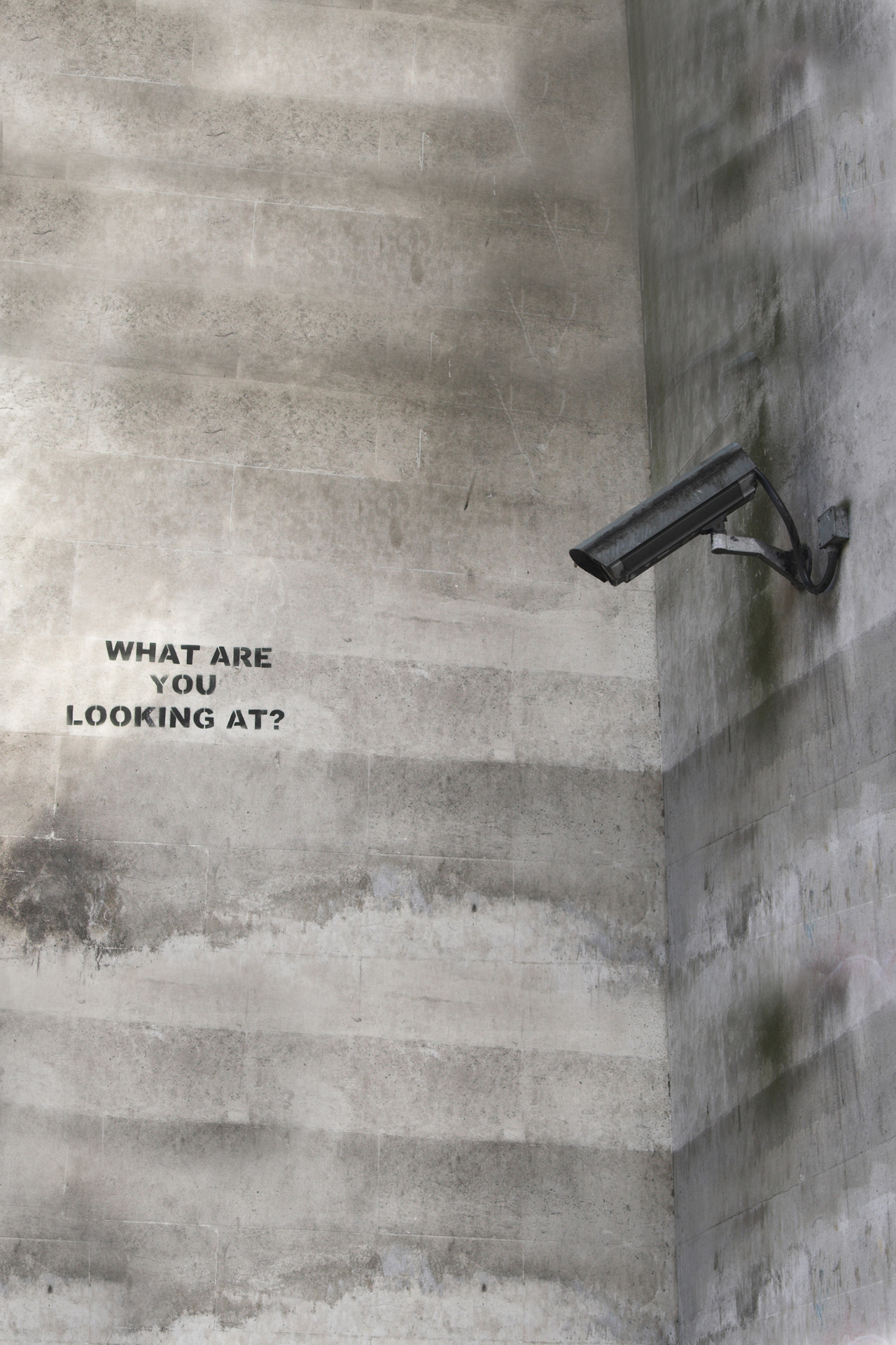 Banksy Surveillance Camera Android Wallpaper