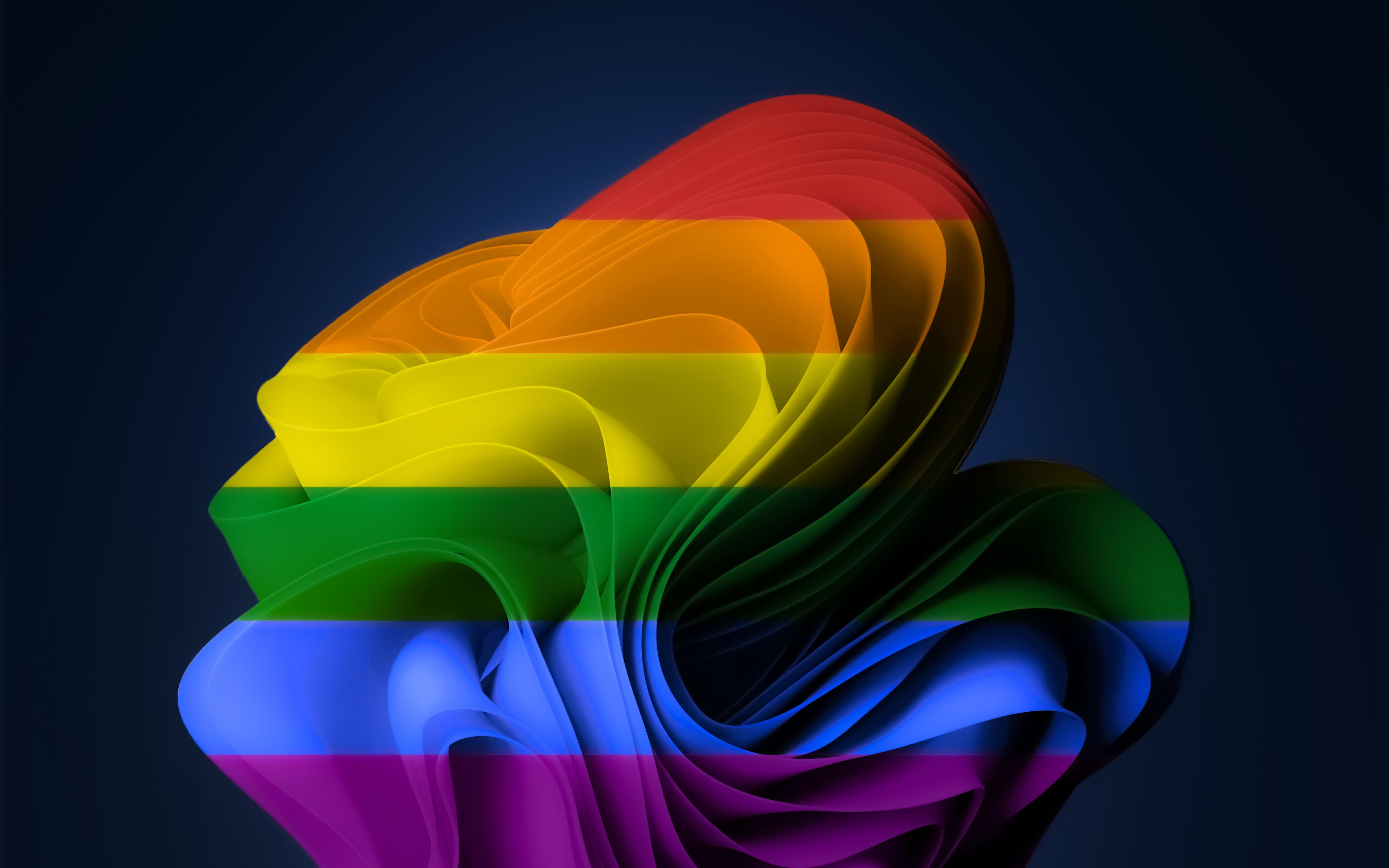 Tried Creating A Pride Wallpaper For New Windows