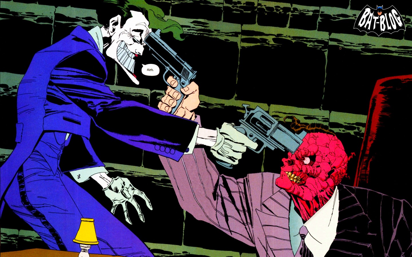 Batman S Harvey Dent Is Two Face Wacky Wallpaper Wednesday