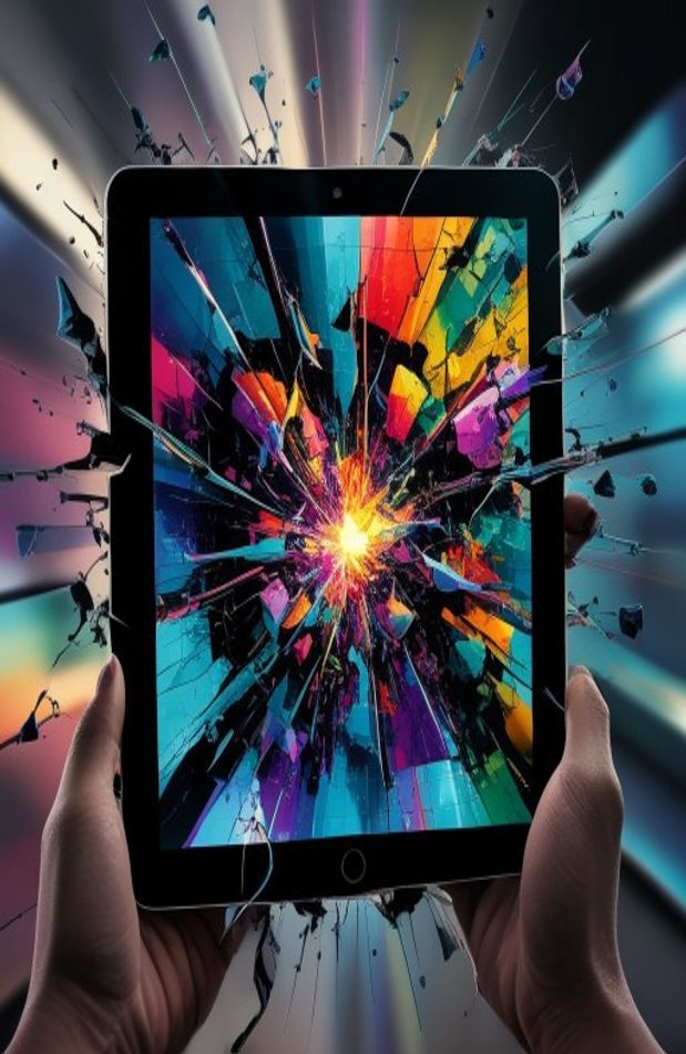 Broken iPad Wallpaper