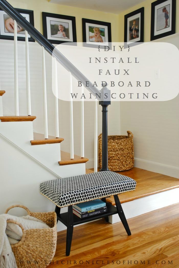 Wallpaper Tutorial Faux Beadboard Not Really My First Choice