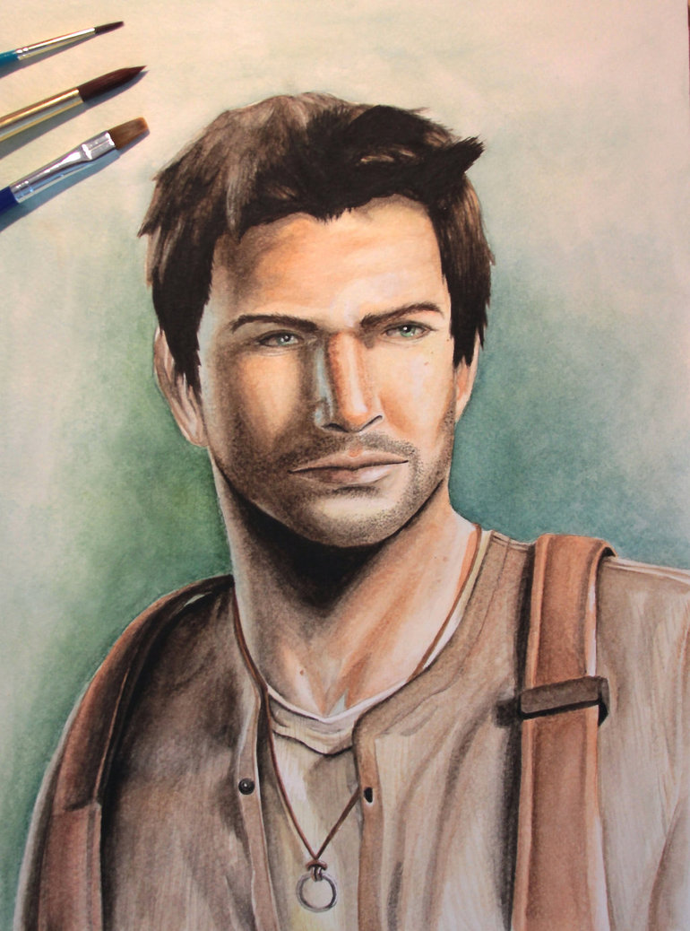 Nathan Drake Uncharted By Ladykazegami