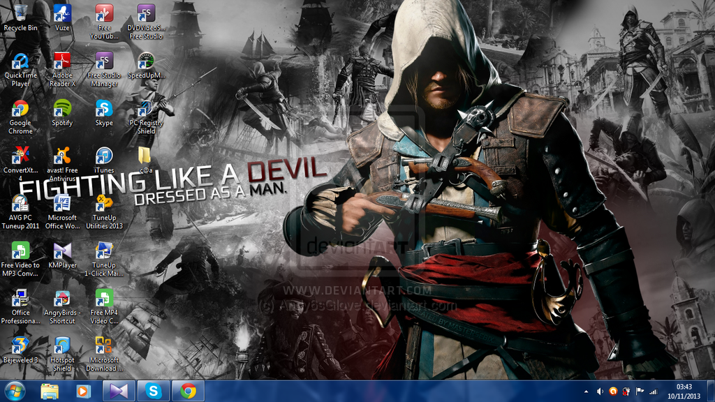 Assassin S Creed Black Flag Desktop Wallpaper By Andybsglove On