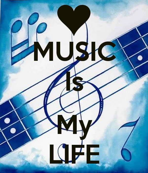 Music Is My Life Keep Calm And Carry On Image Generator