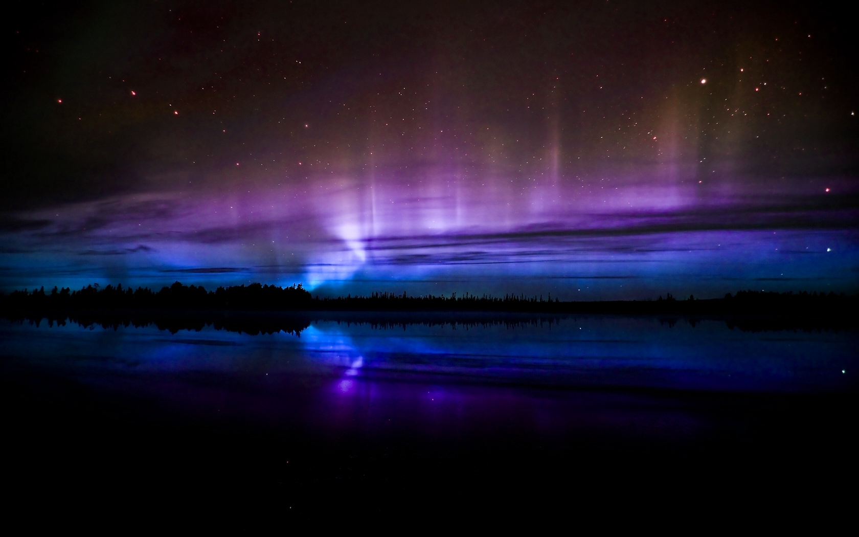Free Download Purple And Neon Blue Night Skyscapes Wallpaper