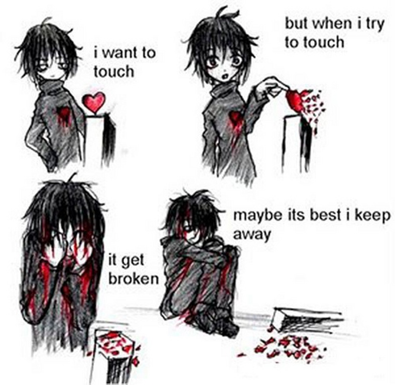 Emo Broken Heart Wallpaper Hd