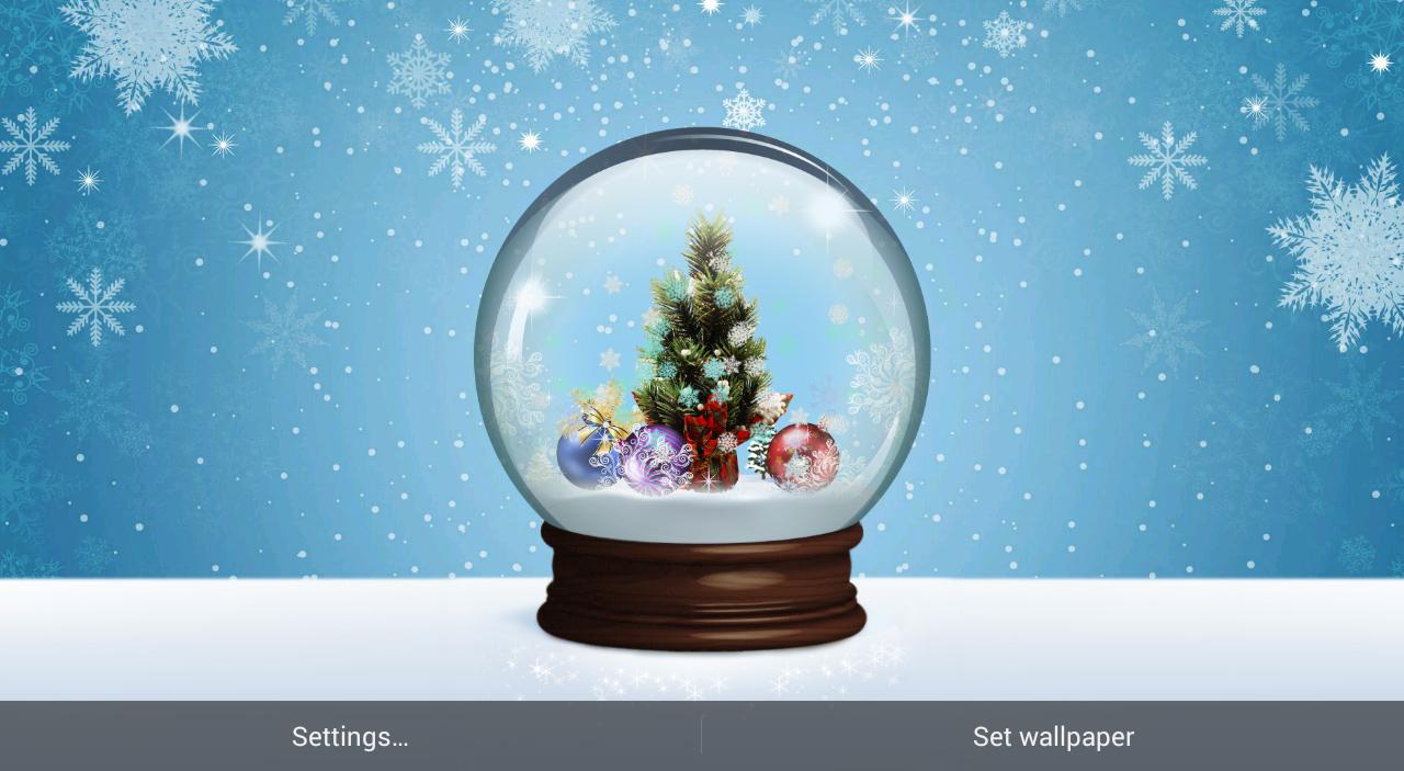 Snow Globe Live Wallpaper Android Apps On Google Play