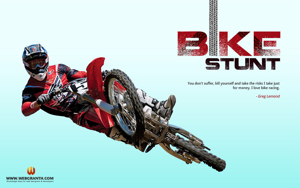 Motorbike Stunt Wallpaper Bike