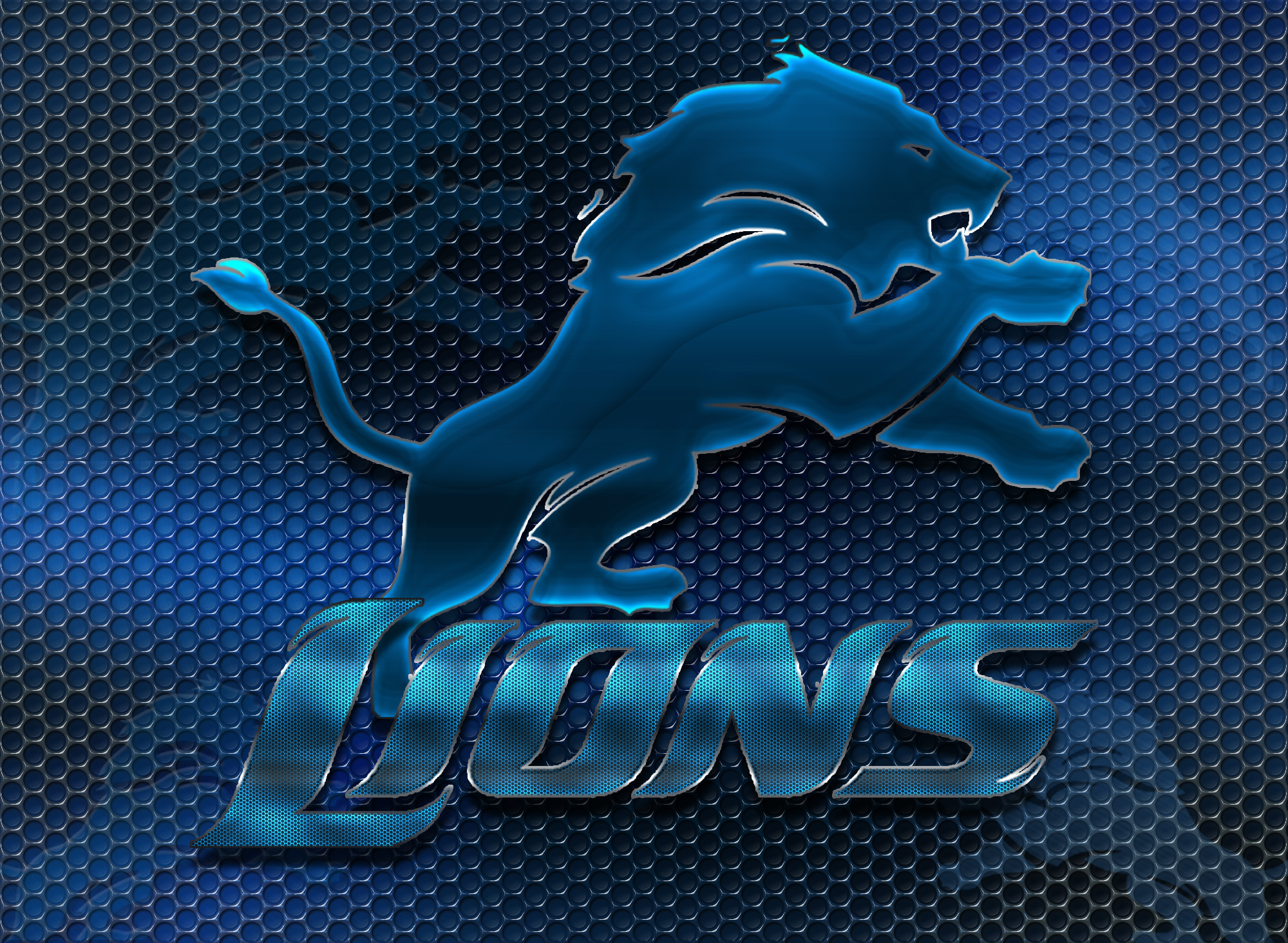 Detroit Lions Heavy Metal Wallpaper