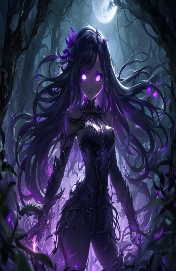 Dark Anime Girl Wallpaper