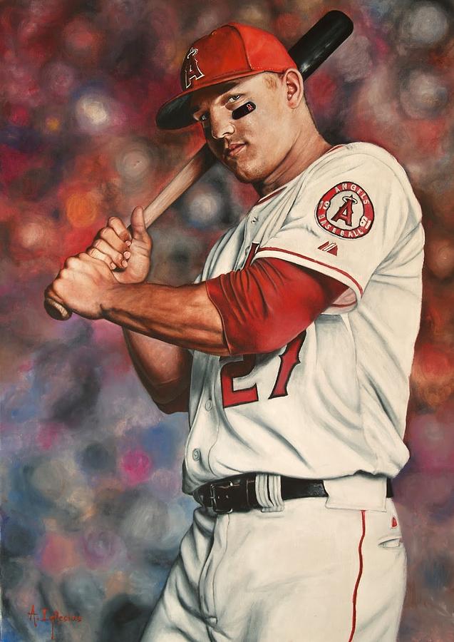Mike Trout By Agustin Iglesias