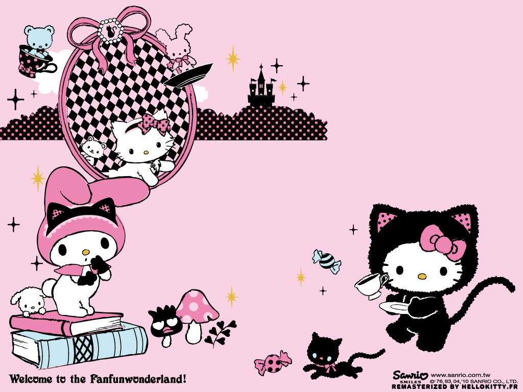 Hello Kitty Loft Sweet Halloween Wallpaper