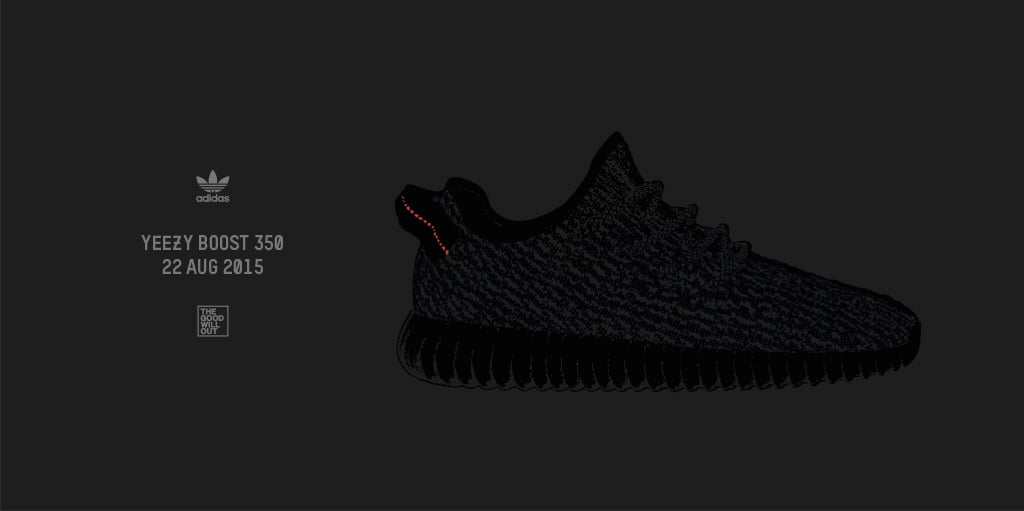 adidas Yeezy Boost 350 Pirate Black release at The Good