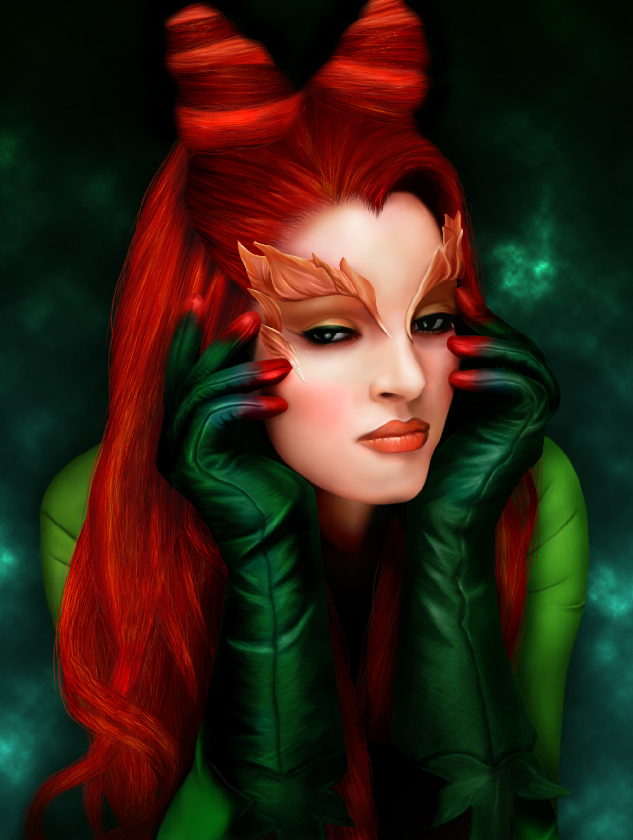 Poison Ivy Uma Thurman Wallpaper X