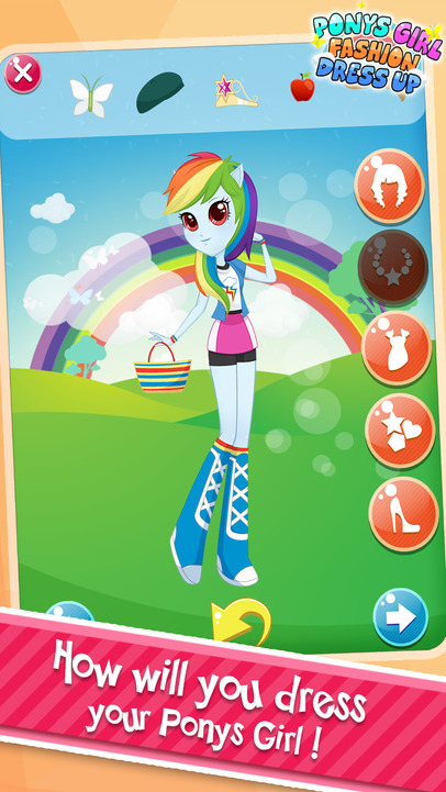 Dress Up Equestria Girls Edition The High School Pony Salon And