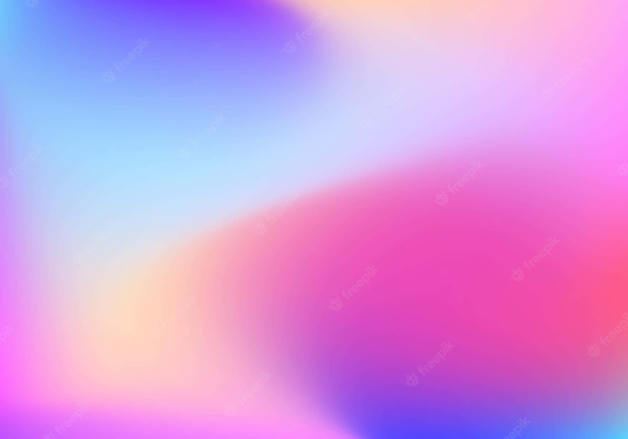 Pink Yellow And Blue Wallpaper