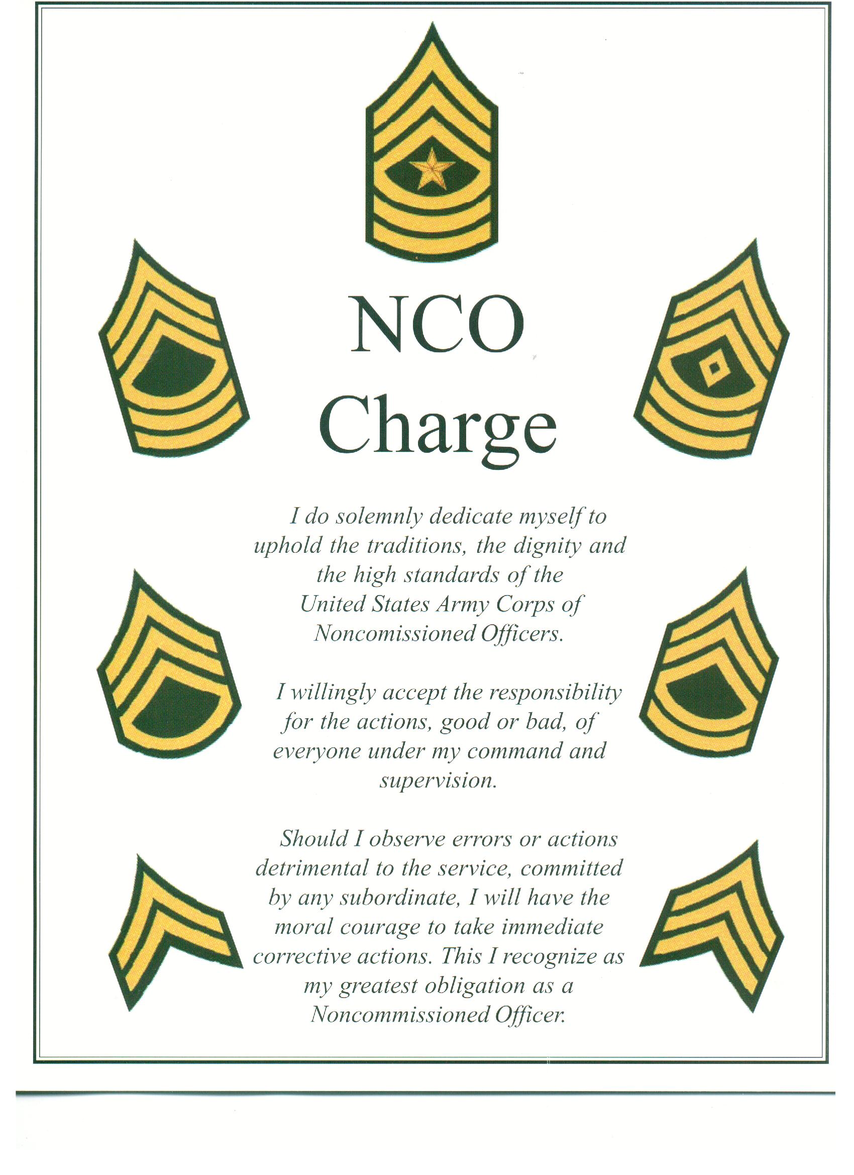 Usmc Nco Creed Pdf For