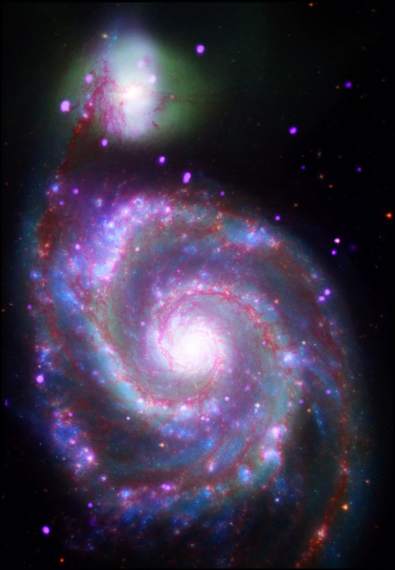The Whirlpool Galaxy Spiral M51