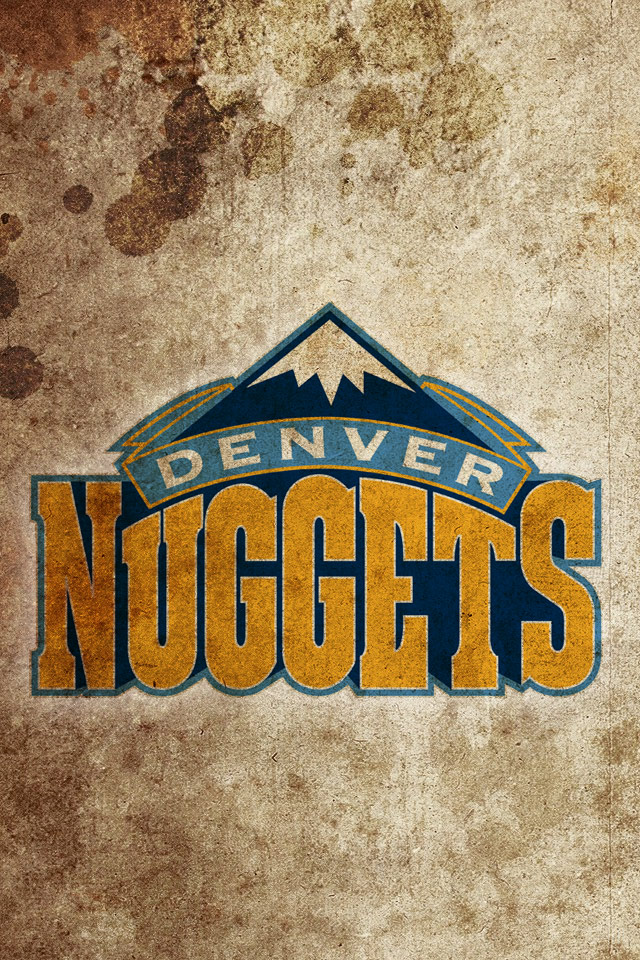 Denver Nuggets Grunge iPhone Wallpaper