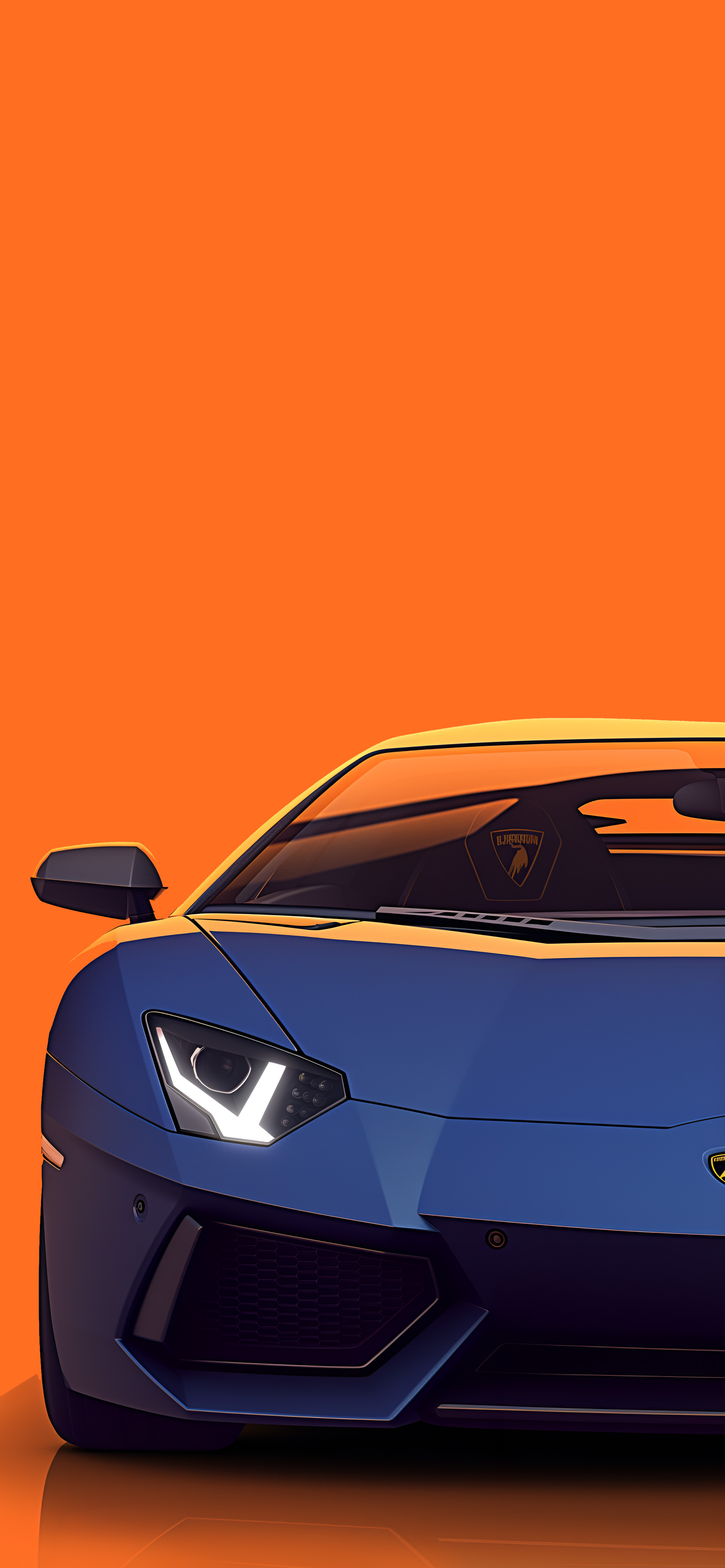 Lamborghini Aventador Blue Wallpaper HD
