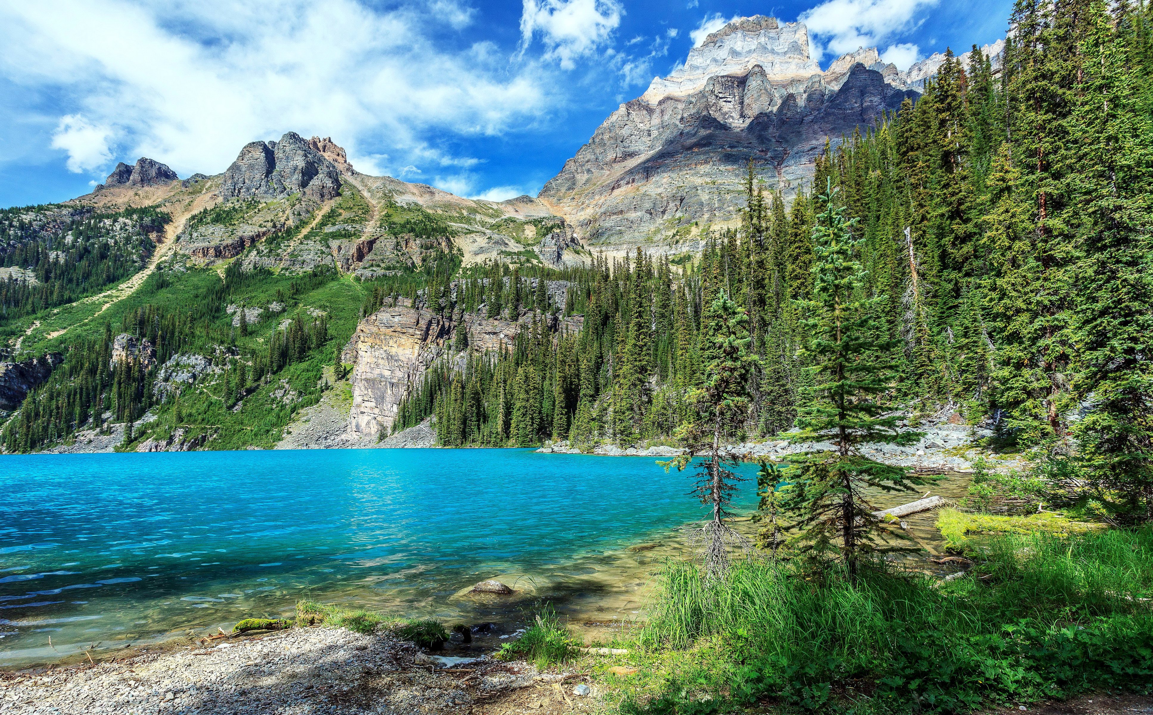 Mountain Lake Wallpaper Hd