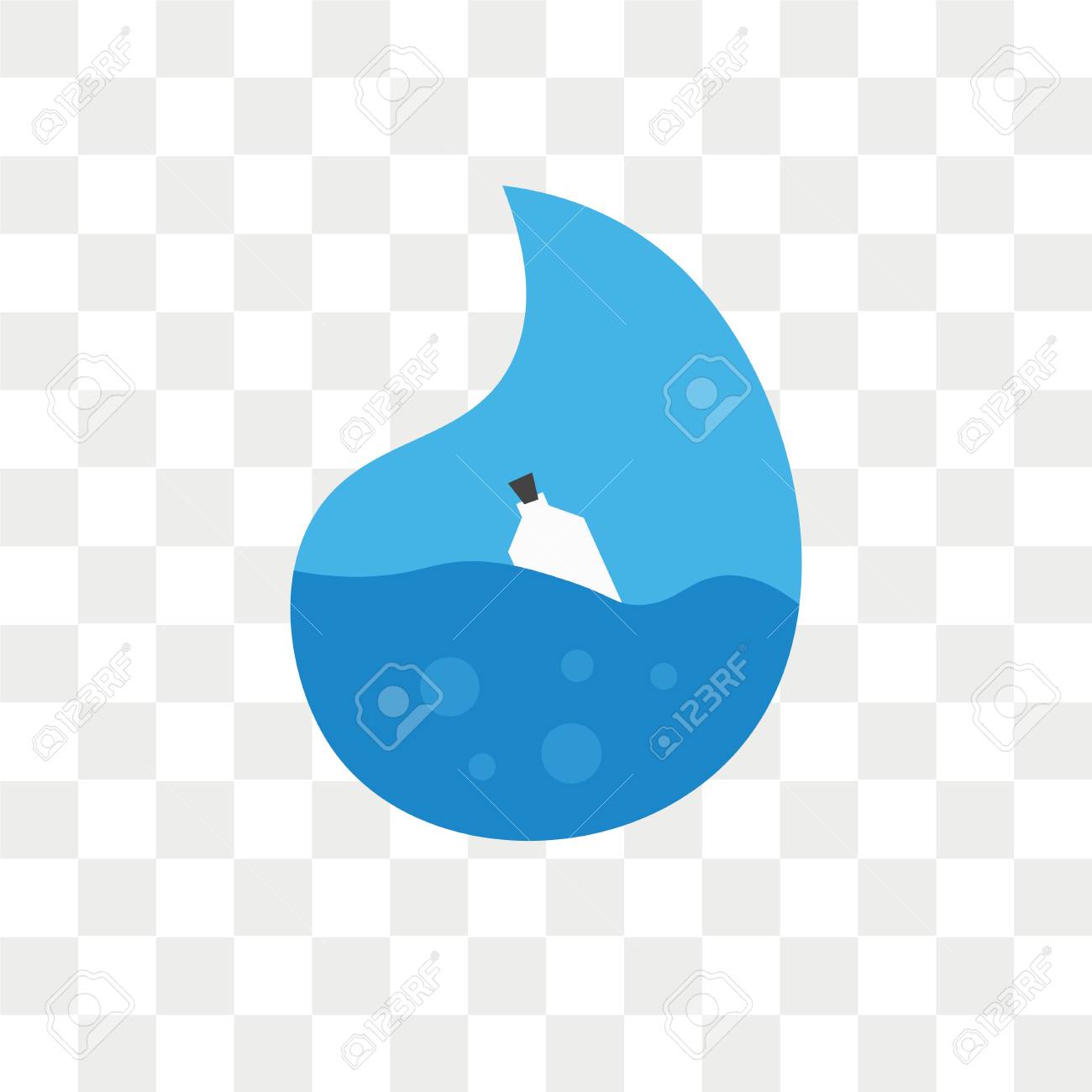Pollution Vector Icon Isolated On Transparent Background