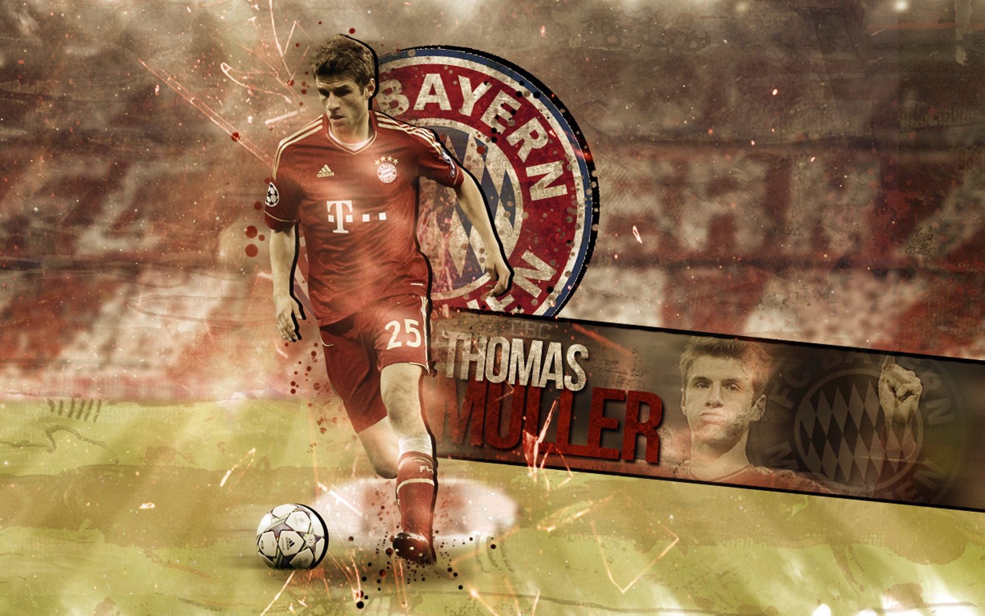 Thomas Muller Football Wallpaper