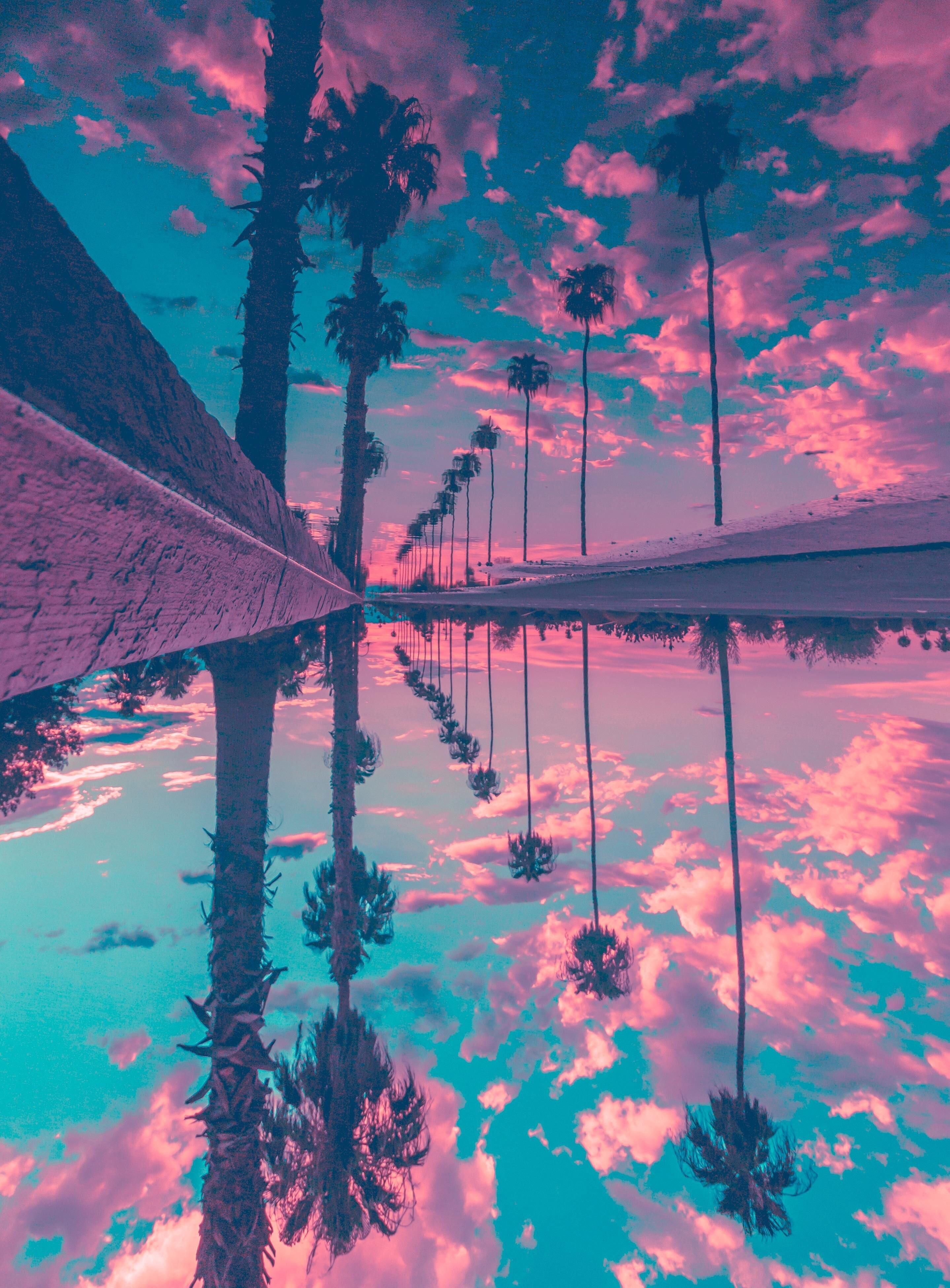 X Post From R Itookapicture Pink Blue Vapor Wave Aesthetics