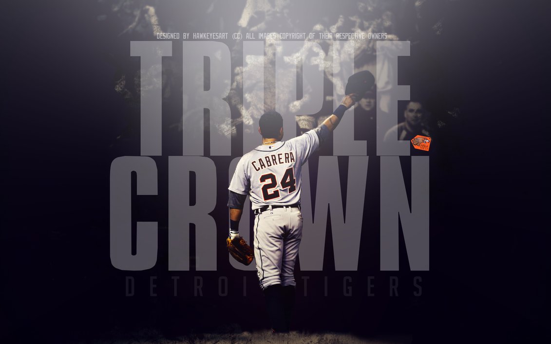 Mlb Cabrera Miguel Triple Crown Wallpaper In Baseball