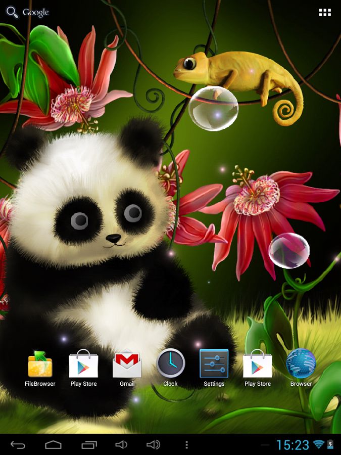 Download Cute Panda 3D Live Wallpaper Free for Android