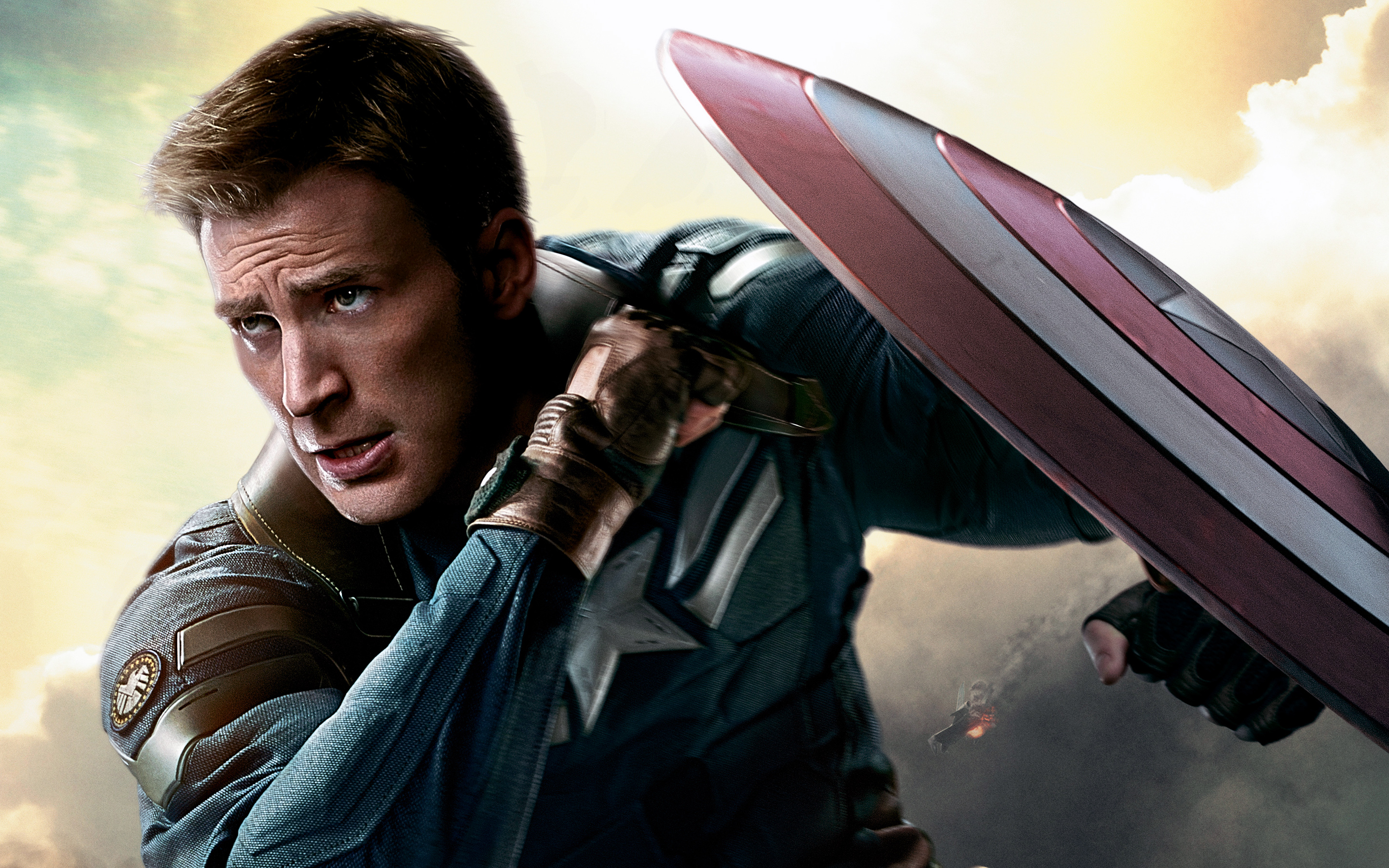 Download Chris Evans As Captain America 2014 HD Wallpapers 6332 Full 2880x1800
