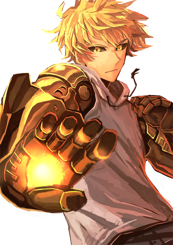 Free Download Tags Anime Mura Pixiv811927 One Punch Man Genos Cyborg 600x849 For Your Desktop 3631