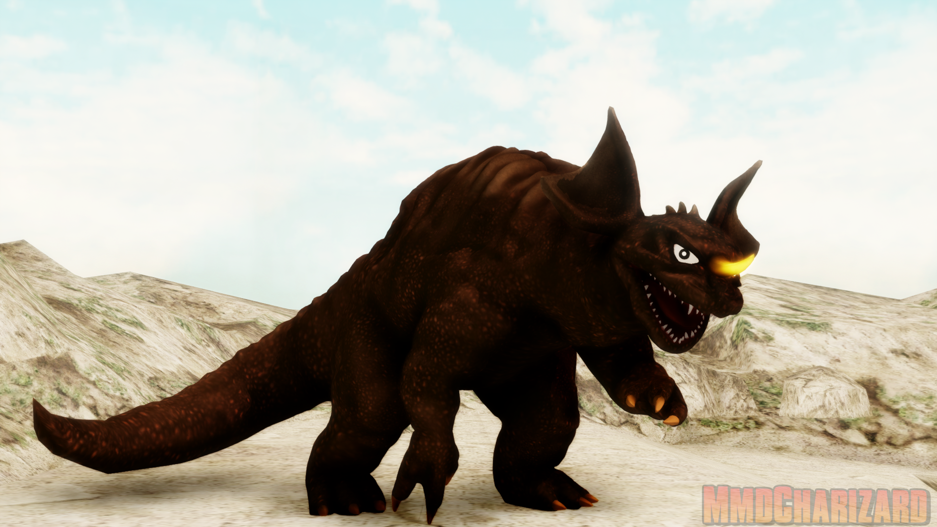 Mmd Godzilla Baragon S Dl By Mmdcharizard