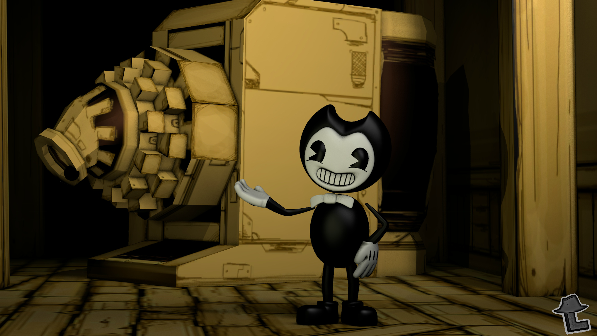 Bendy And The Ink Machine Full HD Wallpaper Background