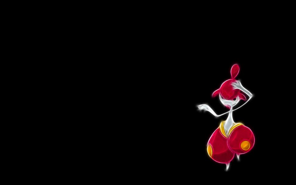 Medicham Minimalism Black Background Wallpaper Anime
