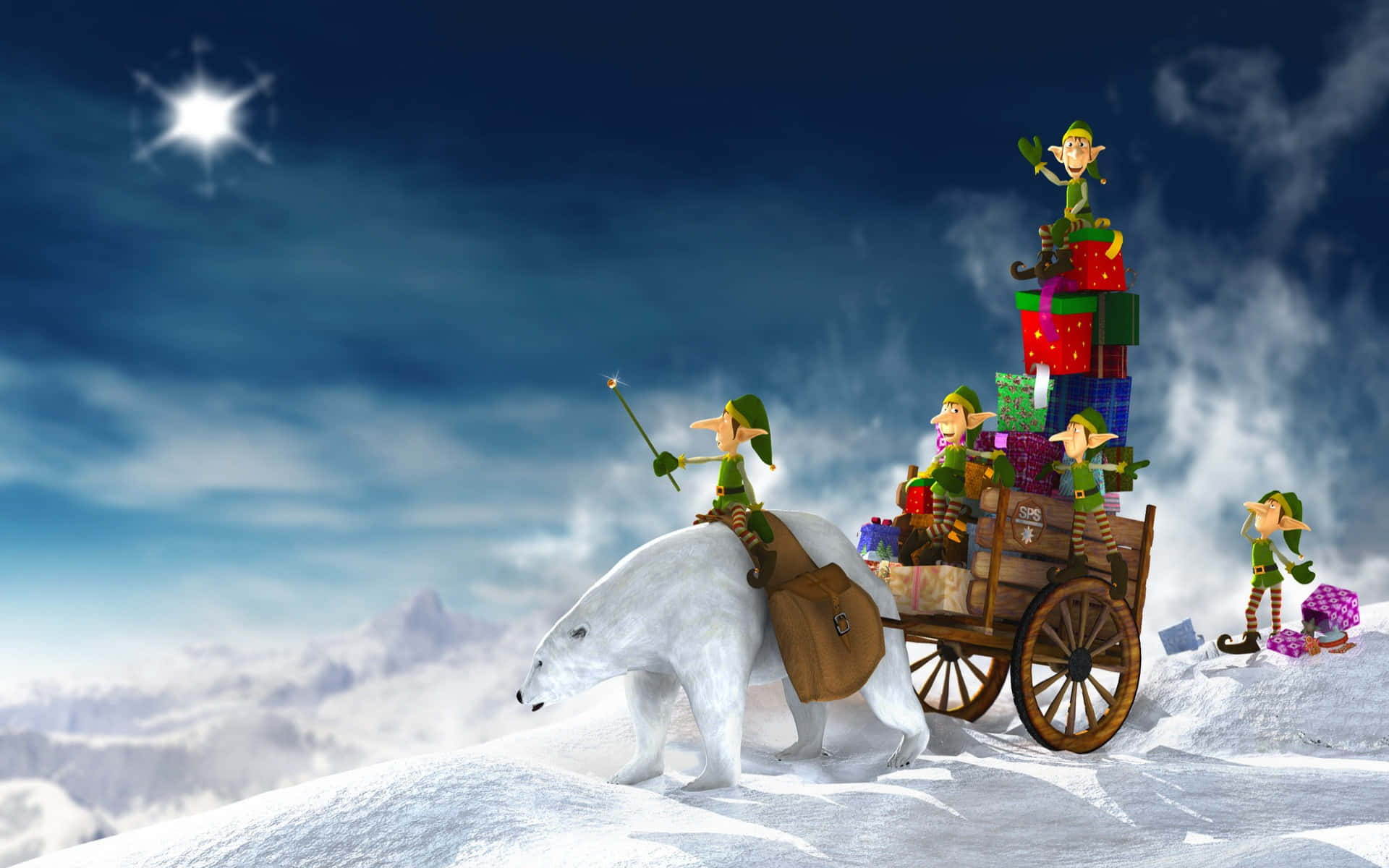 Cute Simple Christmas Wallpaper