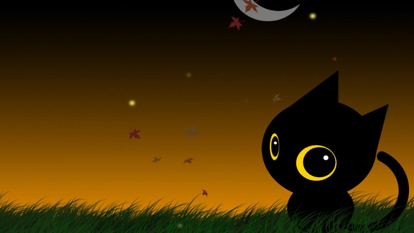 HD Halloween Black Cat Phone Wallpaper by RocketMobster on DeviantArt