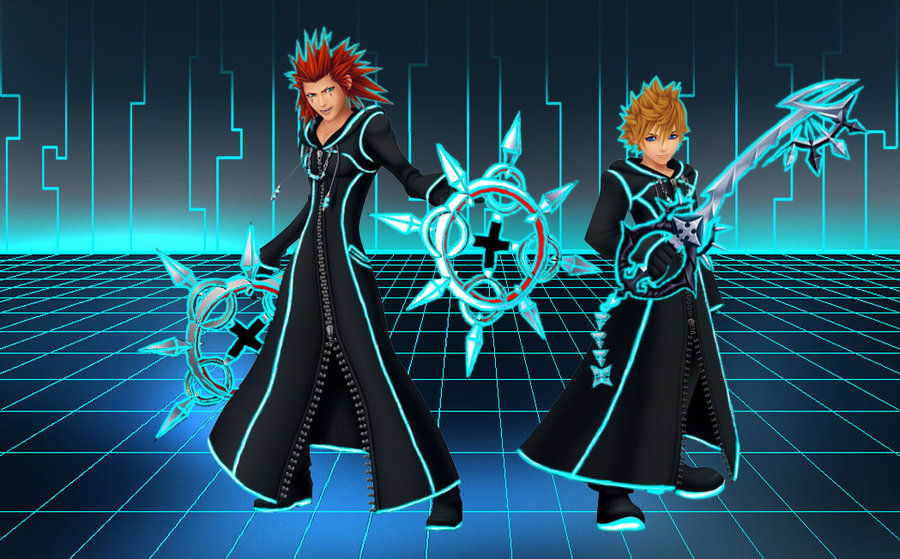 Showing Gallery For Kingdom Hearts Wallpaper Roxas And Axel