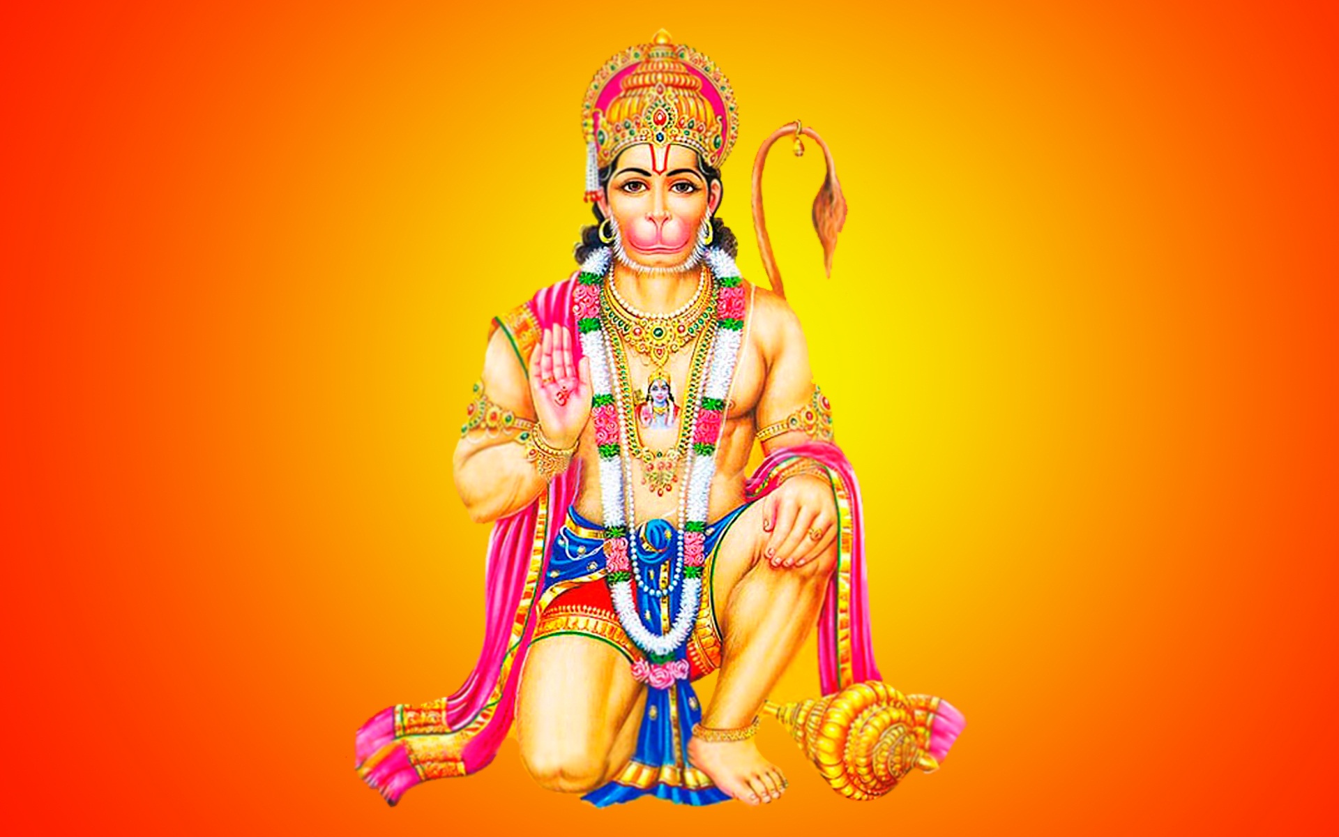 Lord Hanuman Meditation iPhone Wallpaper - iPhone Wallpapers